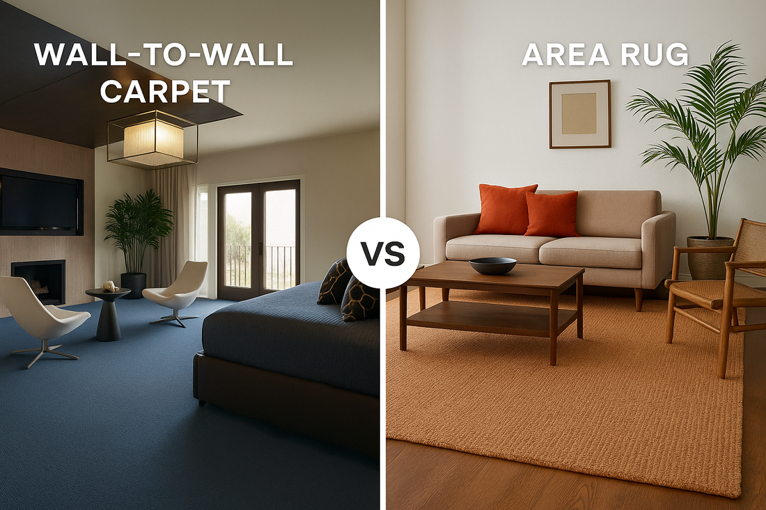 Wall-to-Wall Carpeting vs. Area Rugs: What Should You Choose?