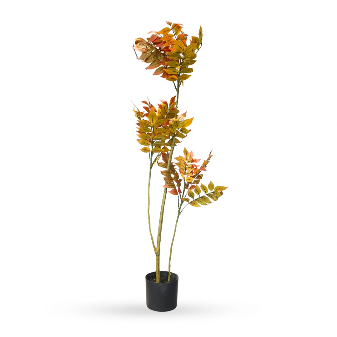 Chinese pistache artificial plant autumn foliage for modern home decor