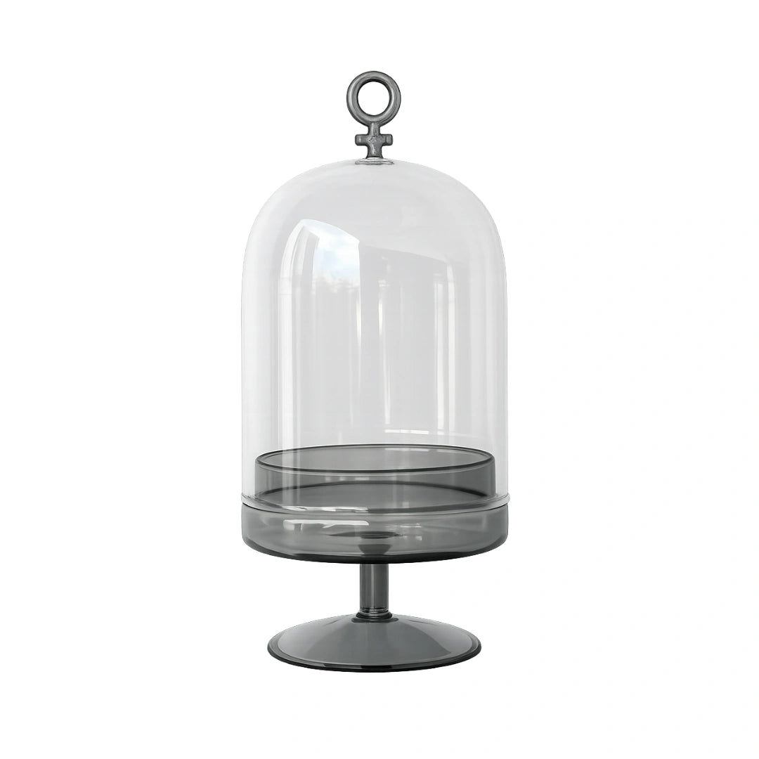 Garden bell glass cloche decorative glass display accent for modern home interiors
