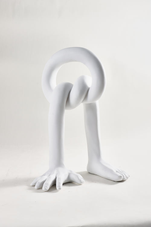 Hand Knoted Ben Abstract Sculpture