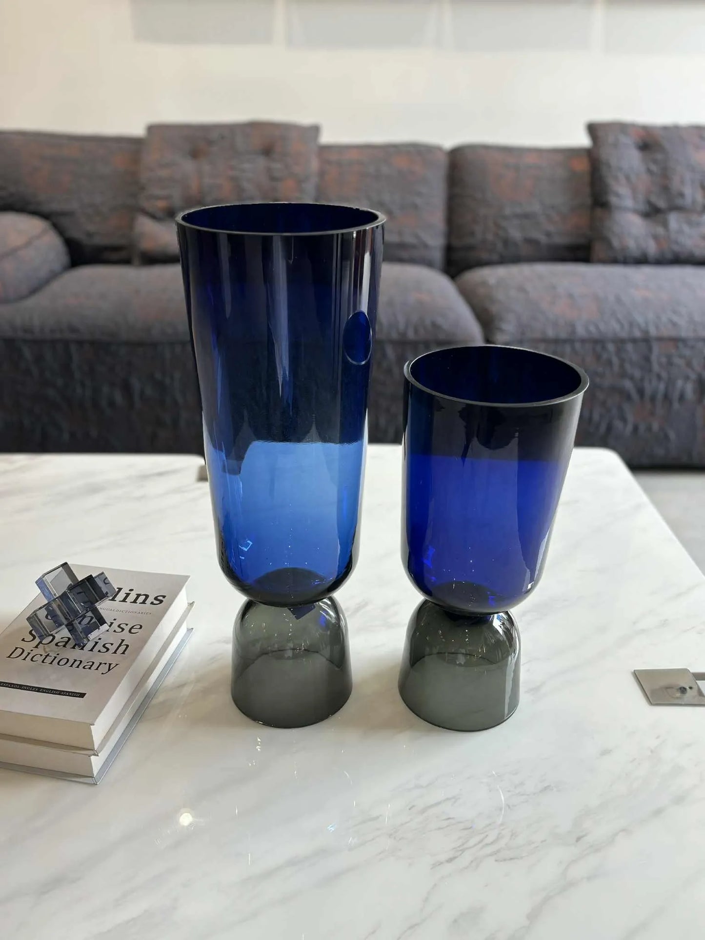 Holy Grail Dark Blue Vase