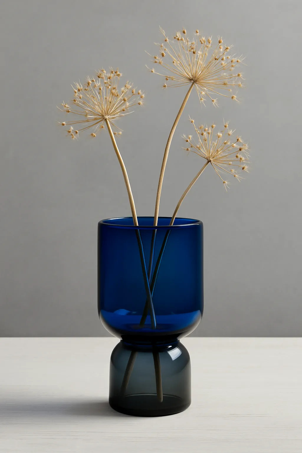 Holy Grail Dark Blue Vase
