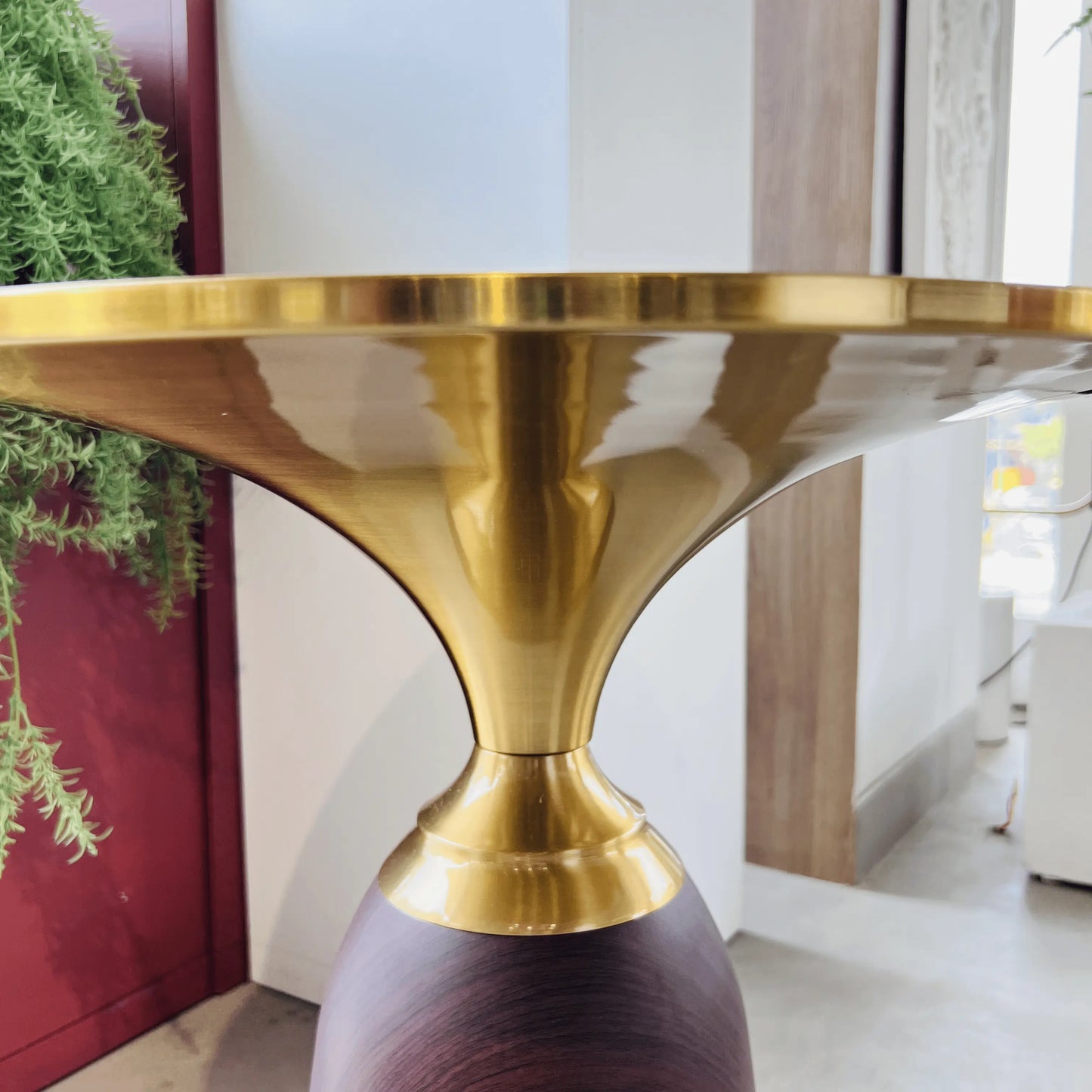 Marta Marble and Wood Finish Tea Table