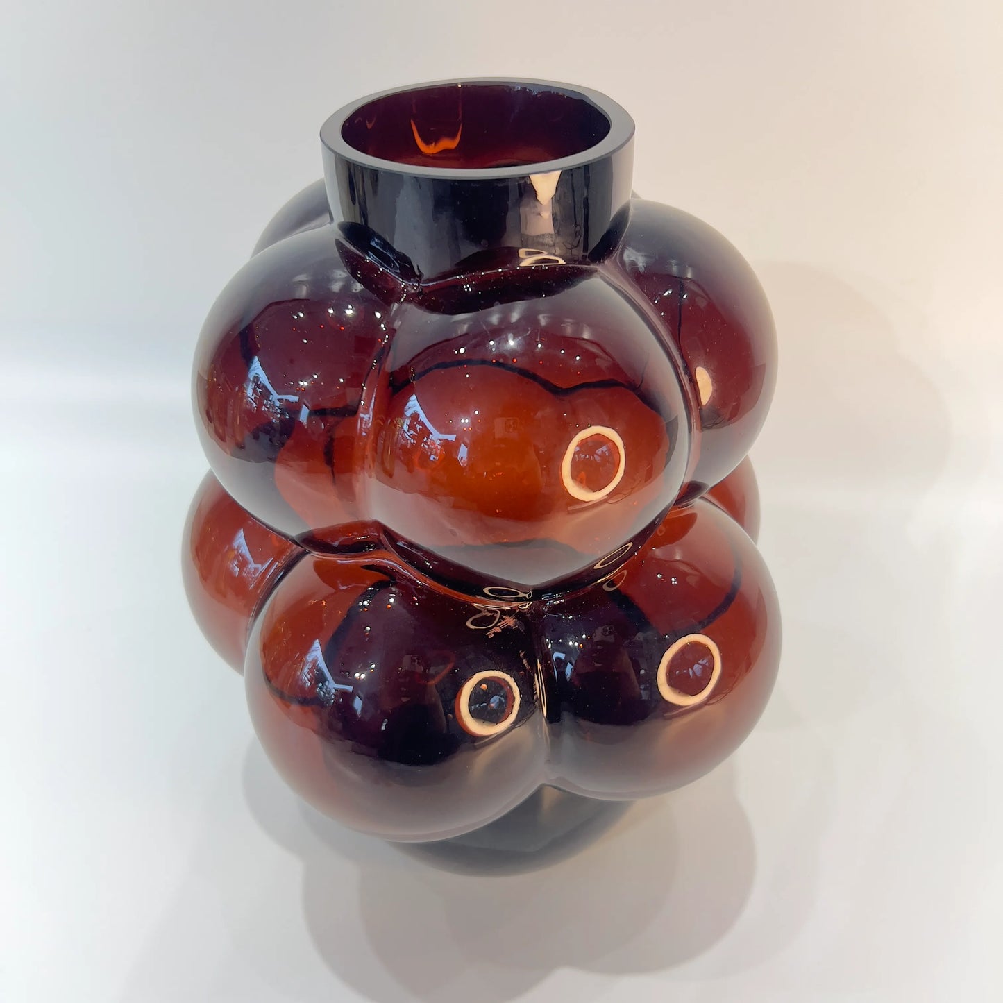 Berry Burst Glass Vase