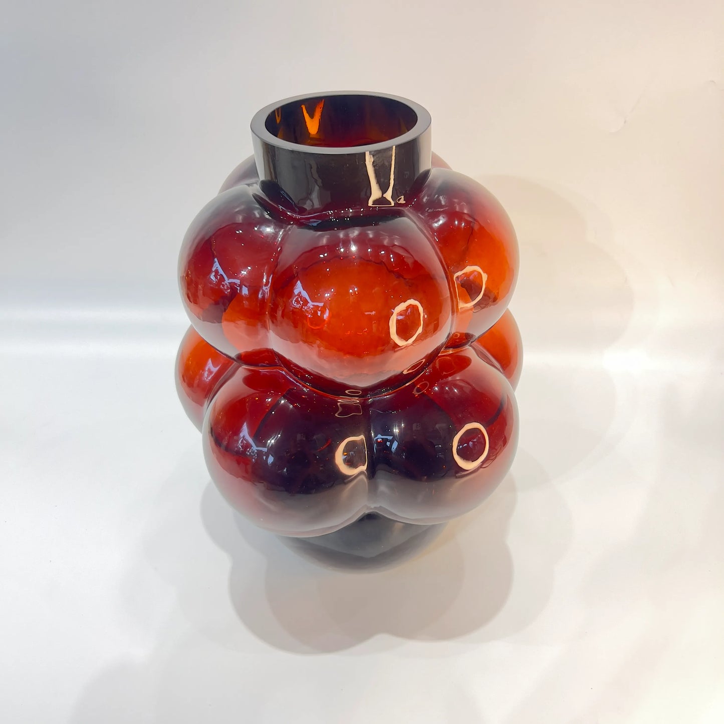 Berry Burst Glass Vase