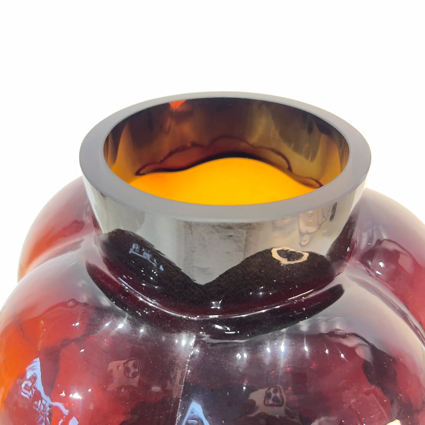 Berry Burst Glass Vase