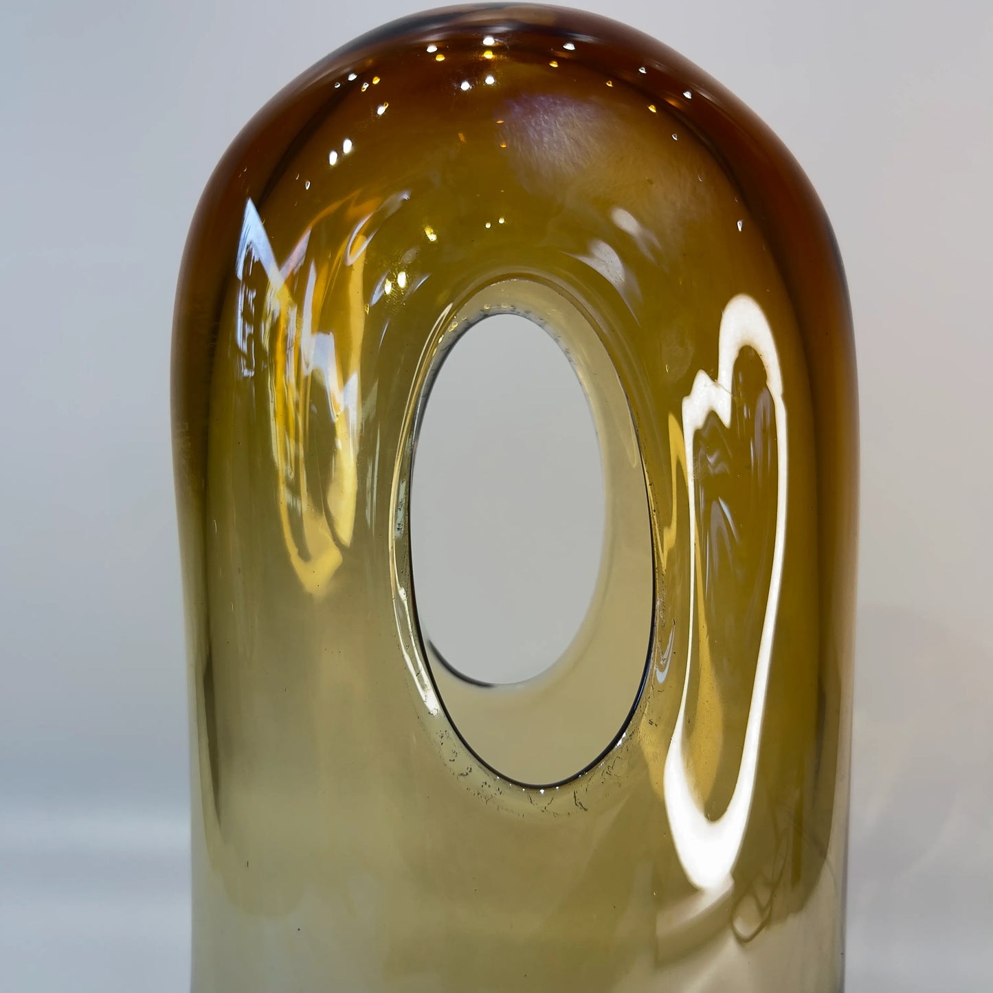 Glowing Halo Glass Sculpture