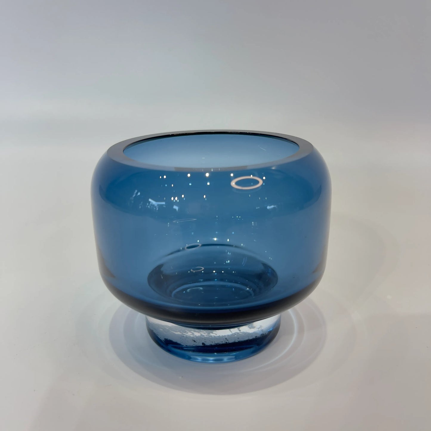 Azure Stackable Blue Glass Bowl