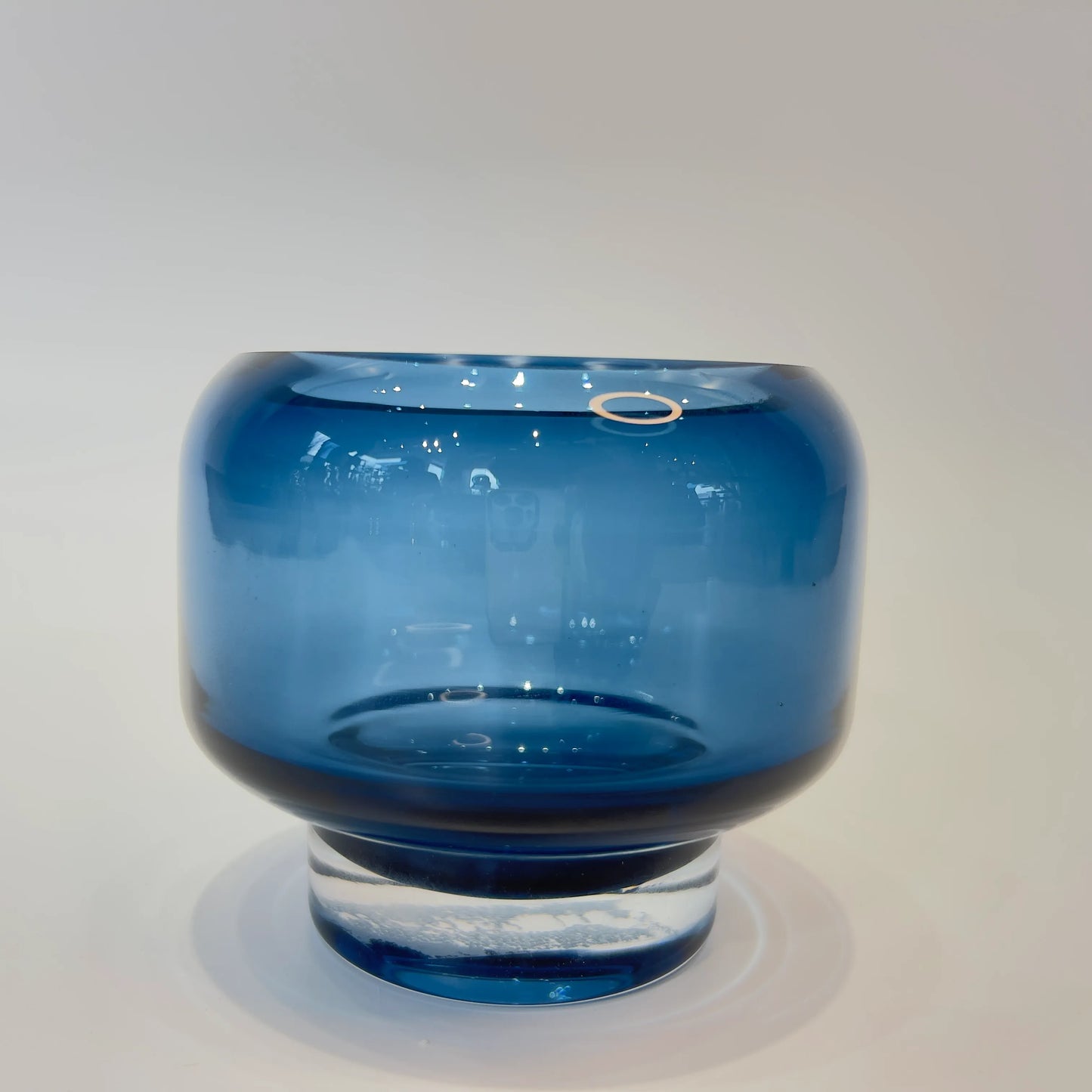 Azure Stackable Blue Glass Bowl