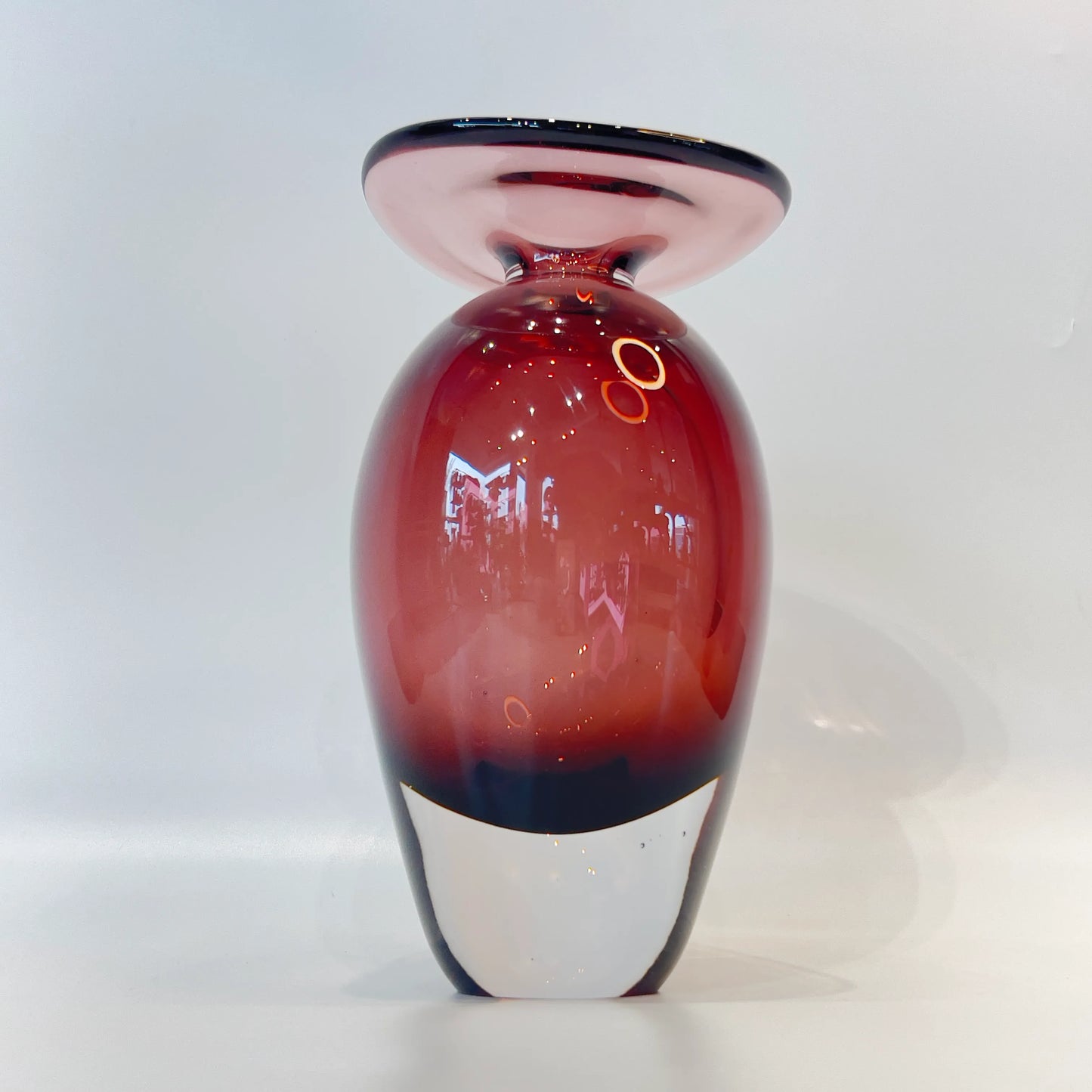 Eclipse Sculptural Glass Vase