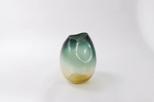 Kish Doble Ombre Vase Grn.Org
