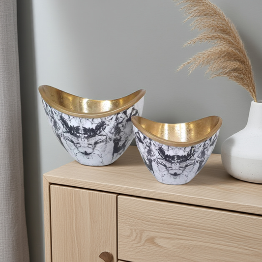 Mármol Dorado Decorative Bowls Set of 2