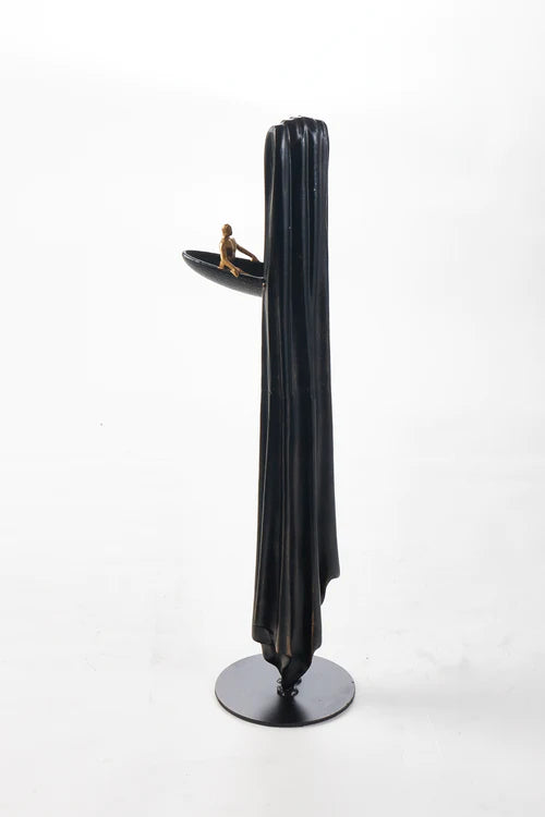 Man On Ledge Marble Alloy Black