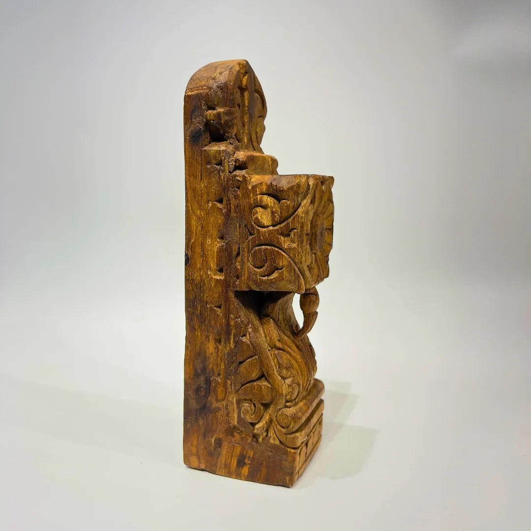 Rajmori Wooden Peacock Bracket