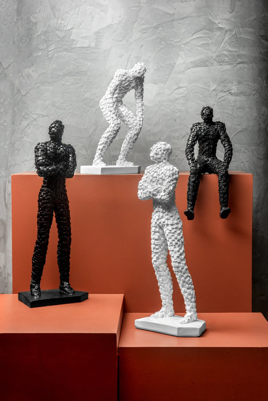Mosaic Man Figurine