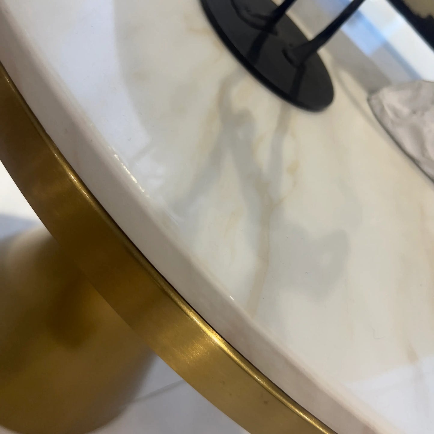 Nolan Tea Table Metal Stone