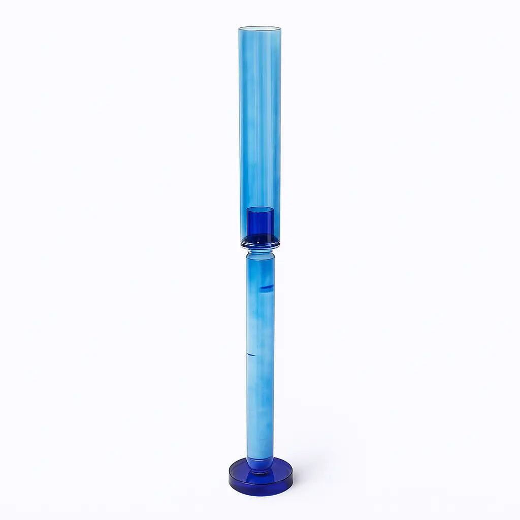 Olli Blue Candle Holder Large