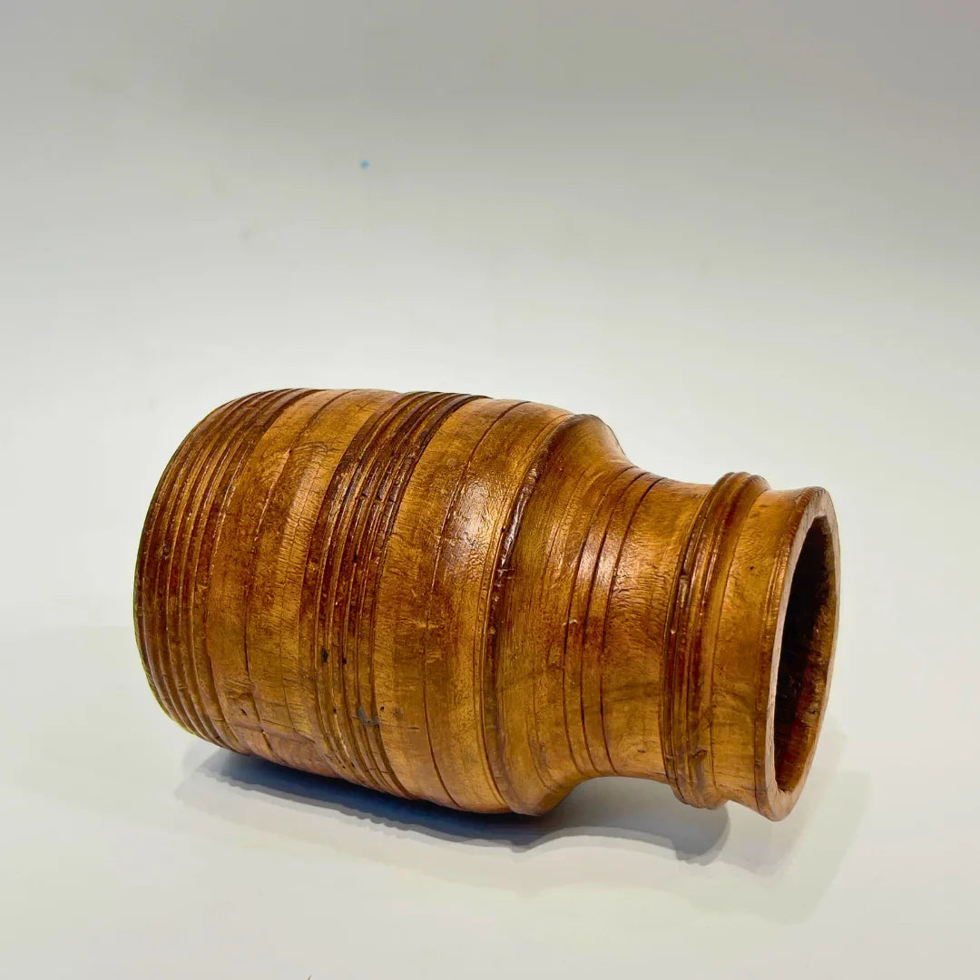 Surahi Wooden Planter