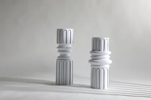 Terranova Vase Resin White