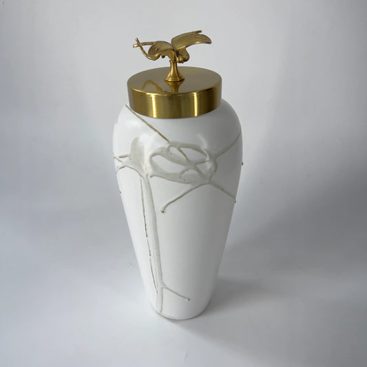 Yari Gold Twine Vase L