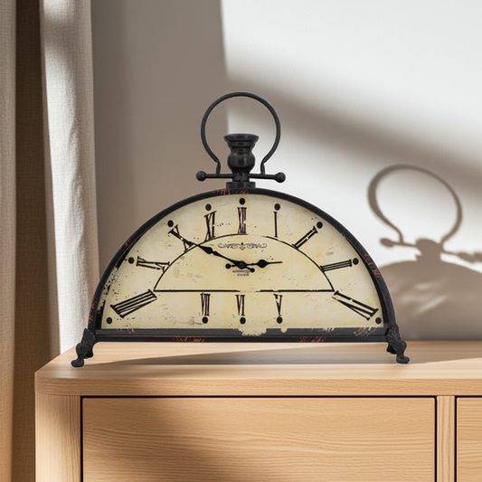 Cresent Antique Table Clock