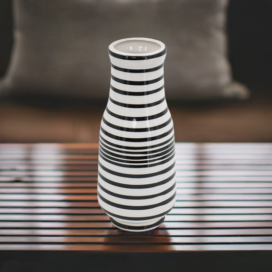 Zebra Bloom Vase