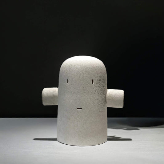 Ari White Ceramic Ornament