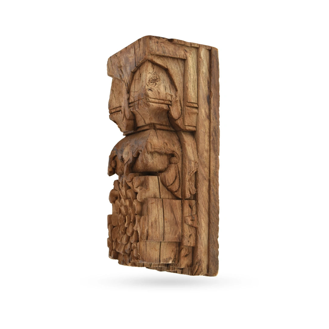 Wooden carved brackets decorative wall accents for modern interiors