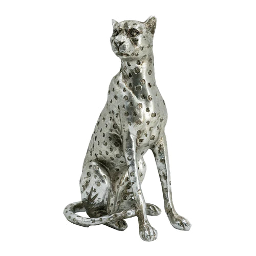 Chui Sitting Leopard Figurine