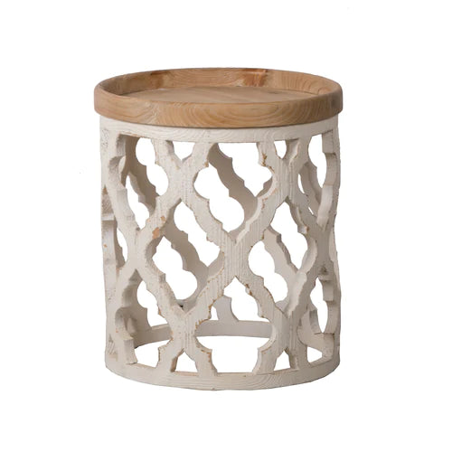 Clover Rustic Side Table