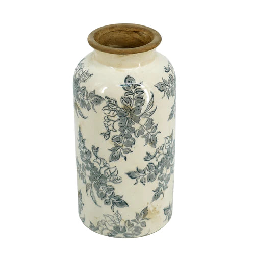 Zentra Floral Motif Vase