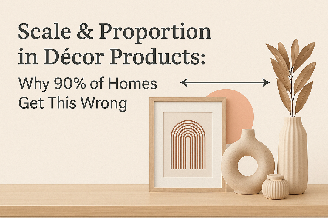 Scale & Proportion in Décor Products: Why 90% of Homes Get This Wrong