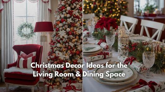 Christmas Decor Ideas for the Living Room & Dining Space