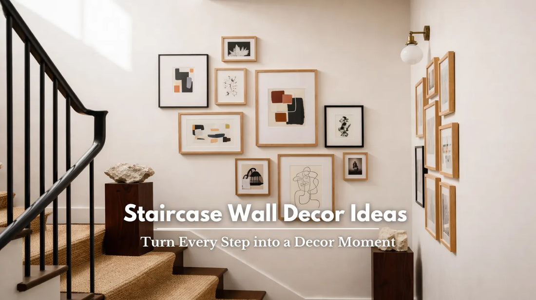 Staircase Wall Decor Ideas - Turn Every Step into a Decor Moment