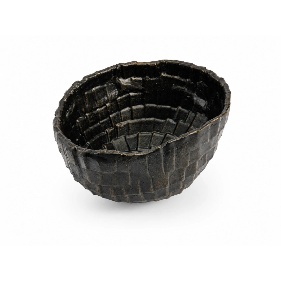 Amphora alloy bowl decorative metal bowl for modern home interiors