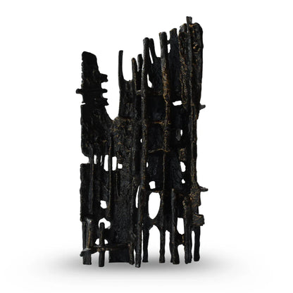 Anthora black metal sculpture table top decor for modern home decor interiors