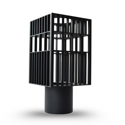 Astra cage vase large black metal decorative vase for modern home decor styling
