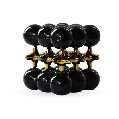 Auralis abstract sphere sculpture modern tabletop decor for contemporary interiors