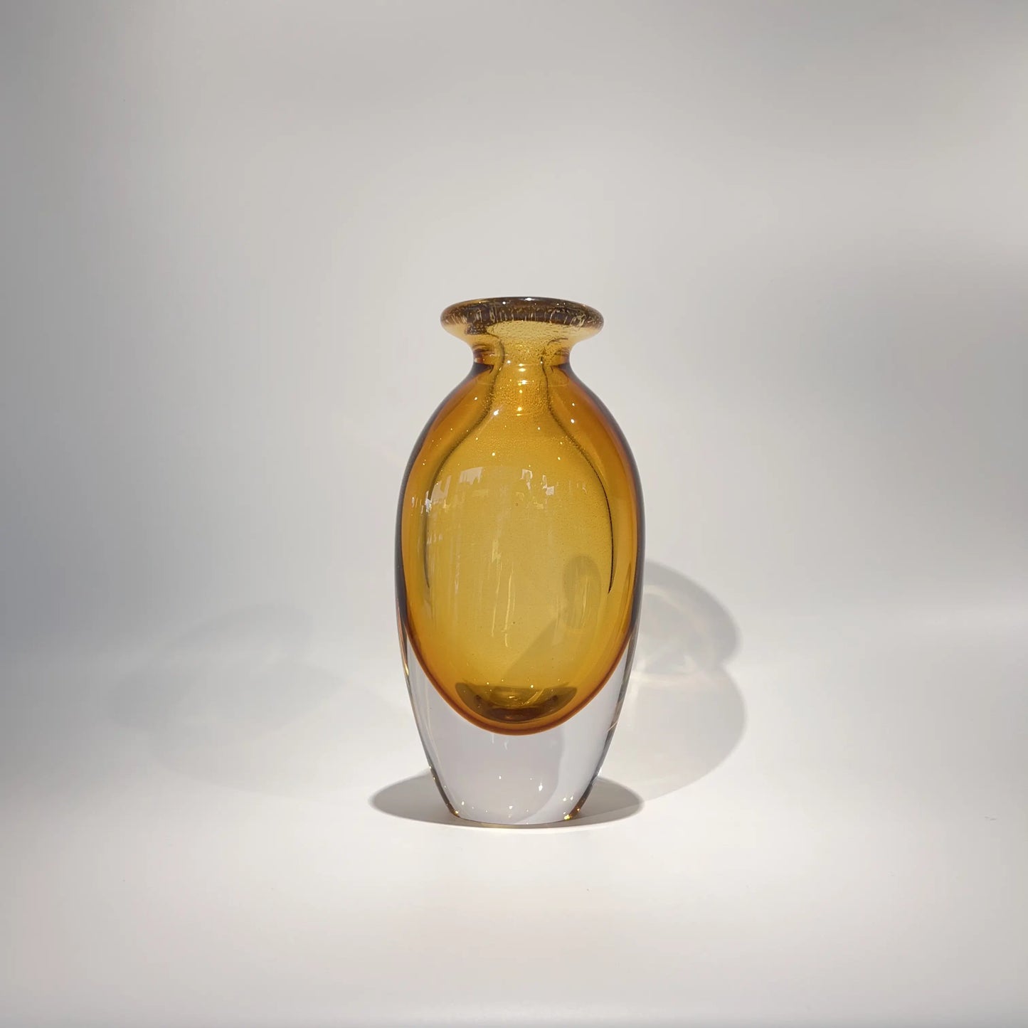 Bronte Phoenician Amber Glass Vase