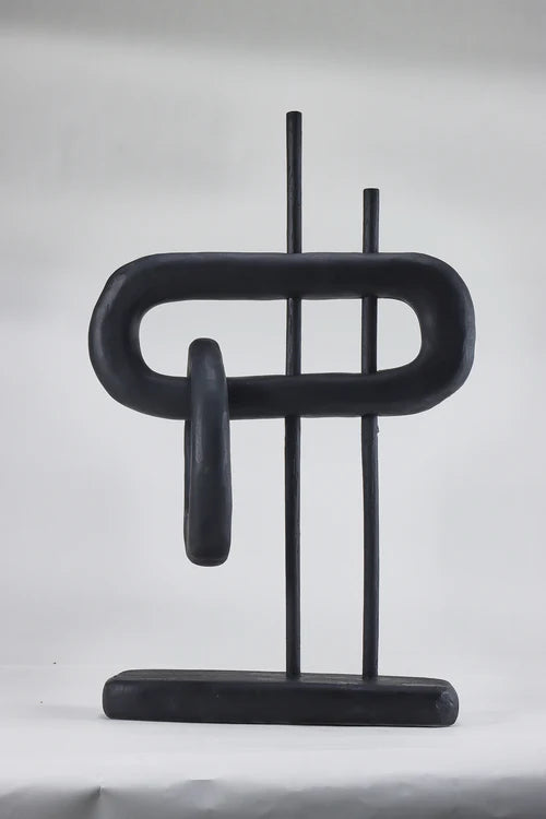 Buegle Loop Sculpture Black