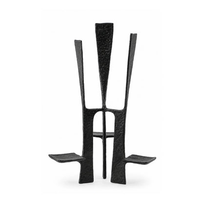 Cardinal candle holder modern metal candle holder for contemporary home interiors