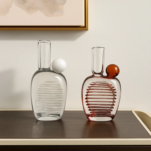 Comet Crest Glass Decor