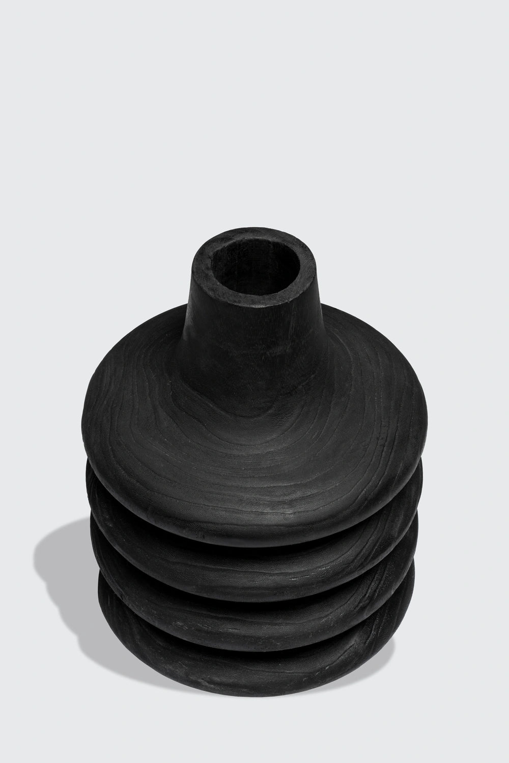 Pagoda Black Vase Set of 3