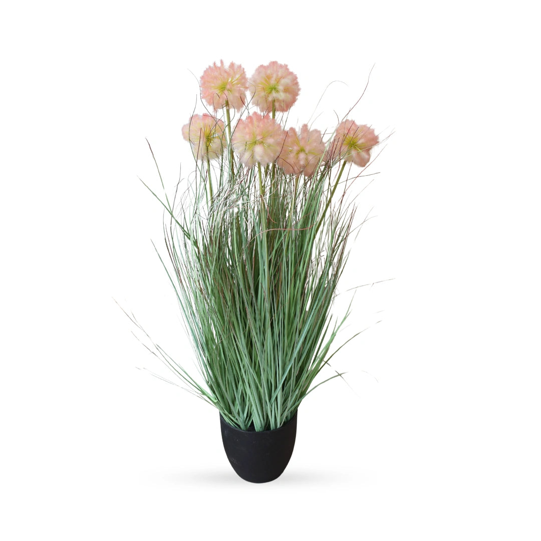 Dandelion green fairy clock artificial plant for modern home decor