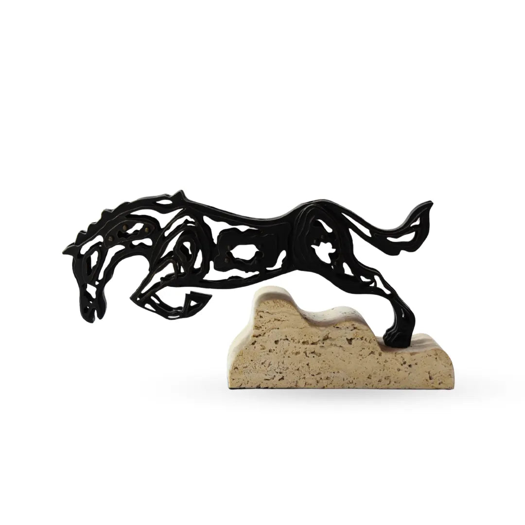 Dothraki horse sculpture abstract metal horse decor for modern home interiors