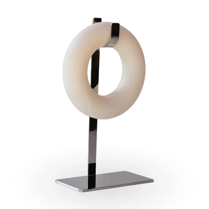 Eternal loop sculpture polyresin metal sculpture for modern home decor