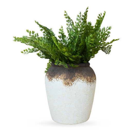 Fiji island rabbit’s foot artificial fern plant for modern home decor