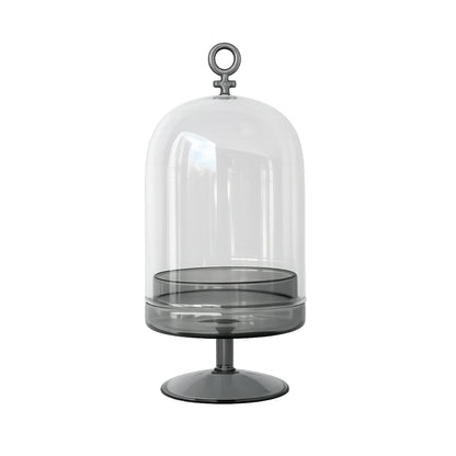 Garden bell glass cloche decorative glass display accent for modern home interiors