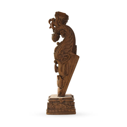 Gauhar wooden carved wall bracket decorative wall decor for modern interiors