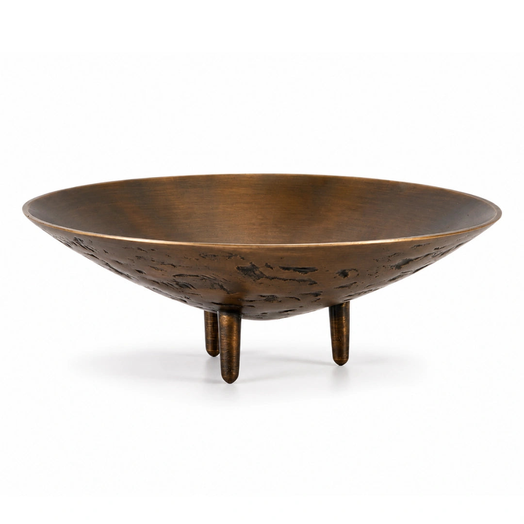 Gilded Mantle brass decorative tray for contemporary home interiors